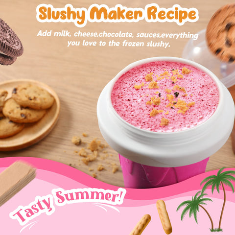 RELPOM Slushie Cup safety materials reassure with food-grade silicone and PP construction.