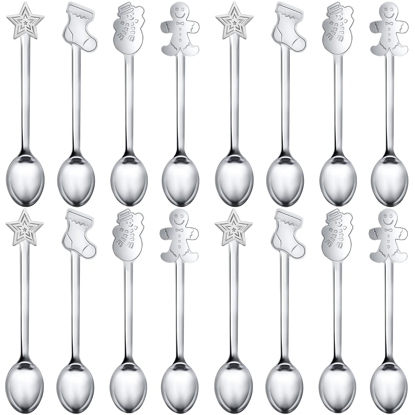 Remerry Christmas spoon with snowman handle for cozy coffee moments.