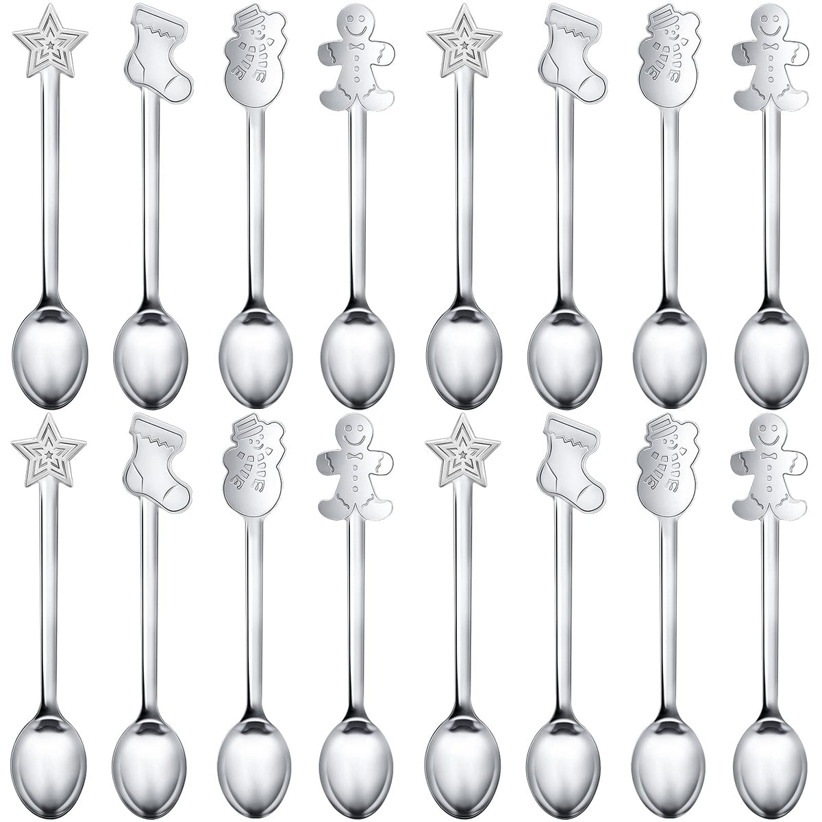 Remerry Christmas spoon with snowman handle for cozy coffee moments.
