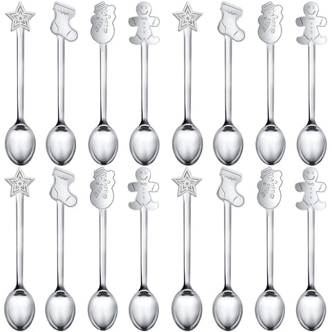 Remerry Christmas spoon with snowman handle for cozy coffee moments.