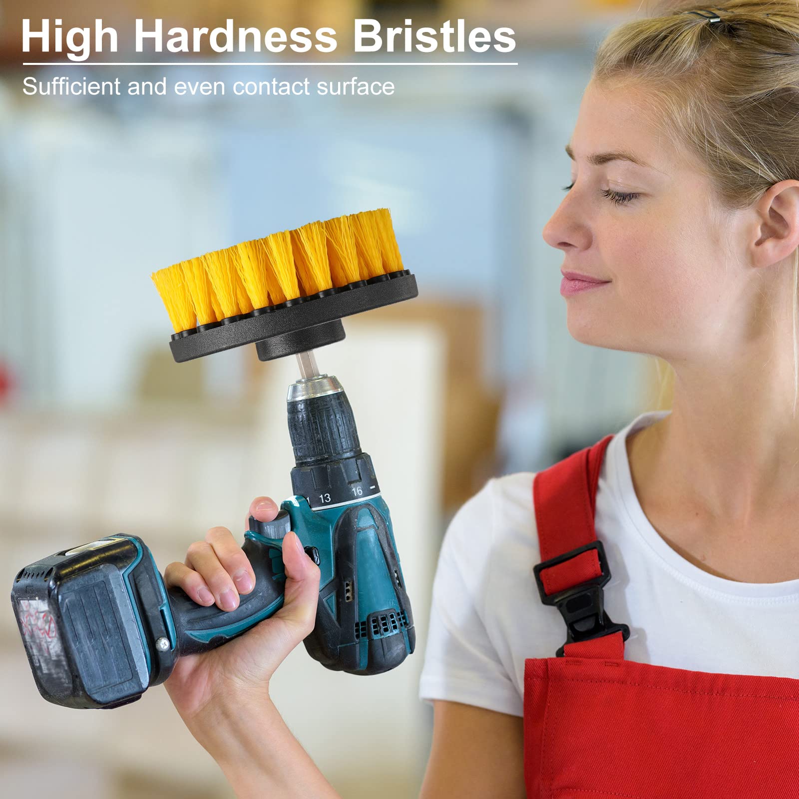 Remerry auto car wheel brush removes grime safely