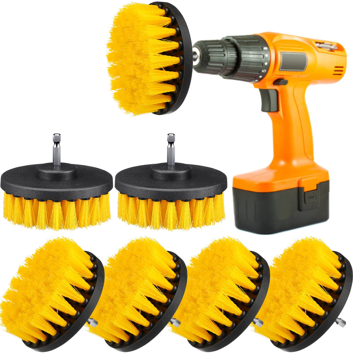 Remerry drill brush attachment kit overview for efficient cleaning