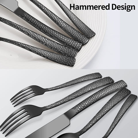 Remoxye hammered dessert spoons great for sweet treats and entertaining