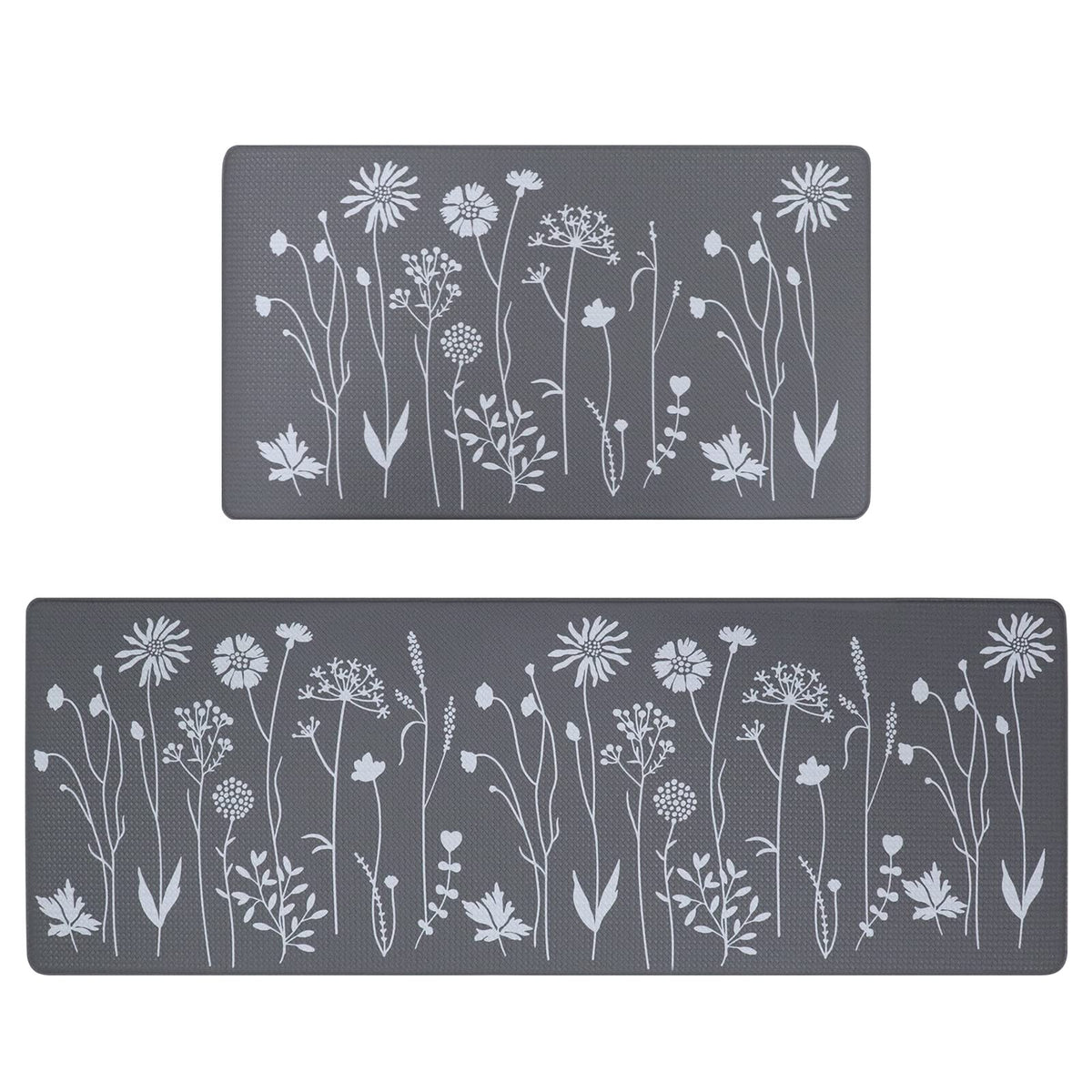Rempry anti-fatigue front-sink kitchen rug reduces stand fatigue during dishwashing