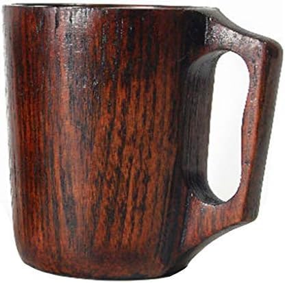 Renawe 14oz wooden cup mug for everyday coffee or beer.