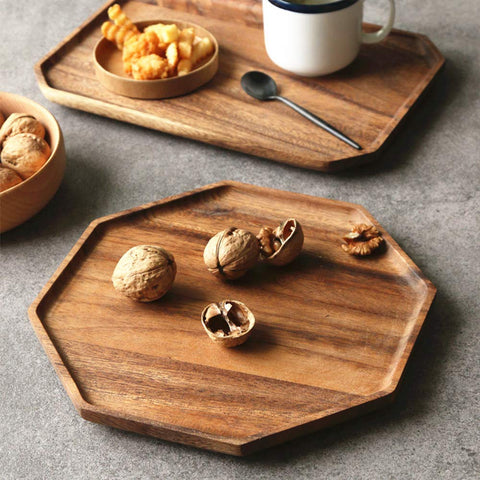 Renawe acacia charcuterie board 12inch bottom view highlighting craft