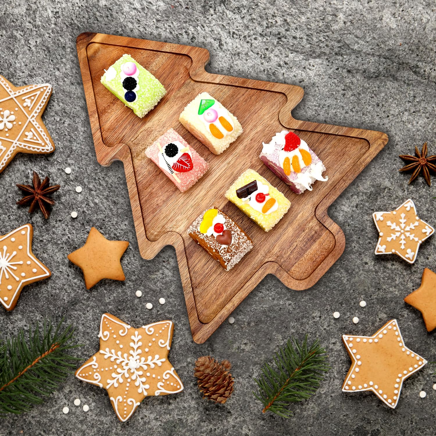 Renawe gift-worthy Christmas board doubles as stylish kitchen decor and entertaining centerpiece.