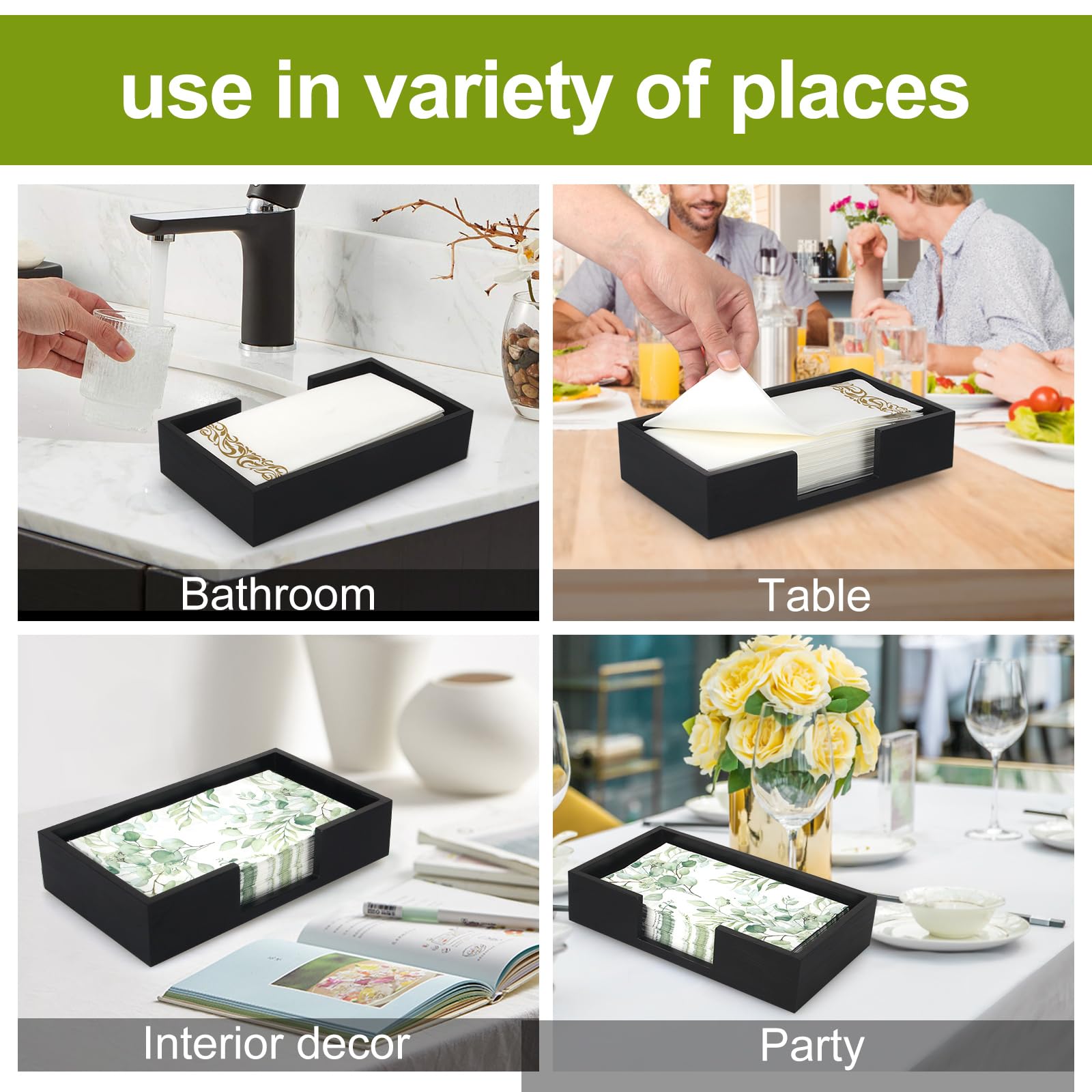Renawe napkin holder bar counter use keeps napkins accessible during conversations.