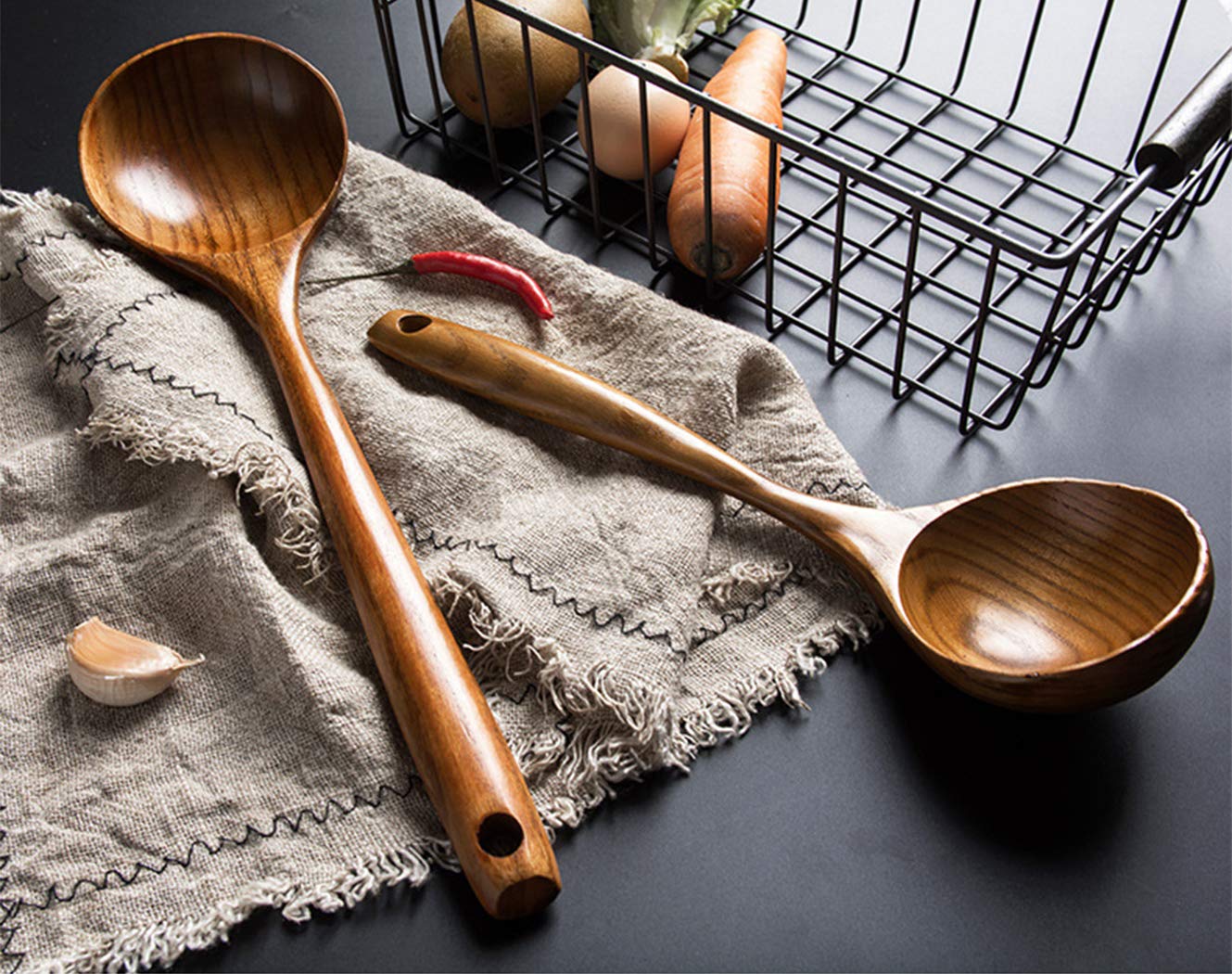 Renawe two-piece spoon set, versatile for stirring and serving