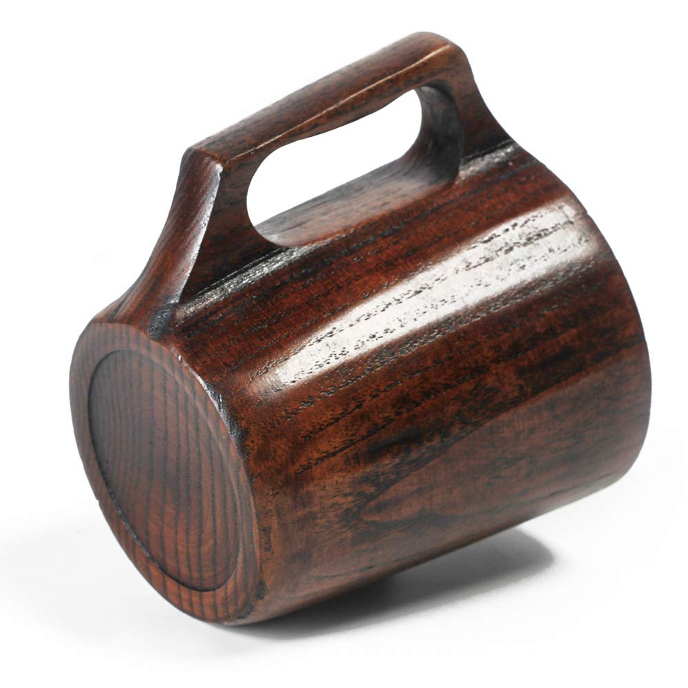 Renawe wooden mug with a unique design for rustic entertaining.