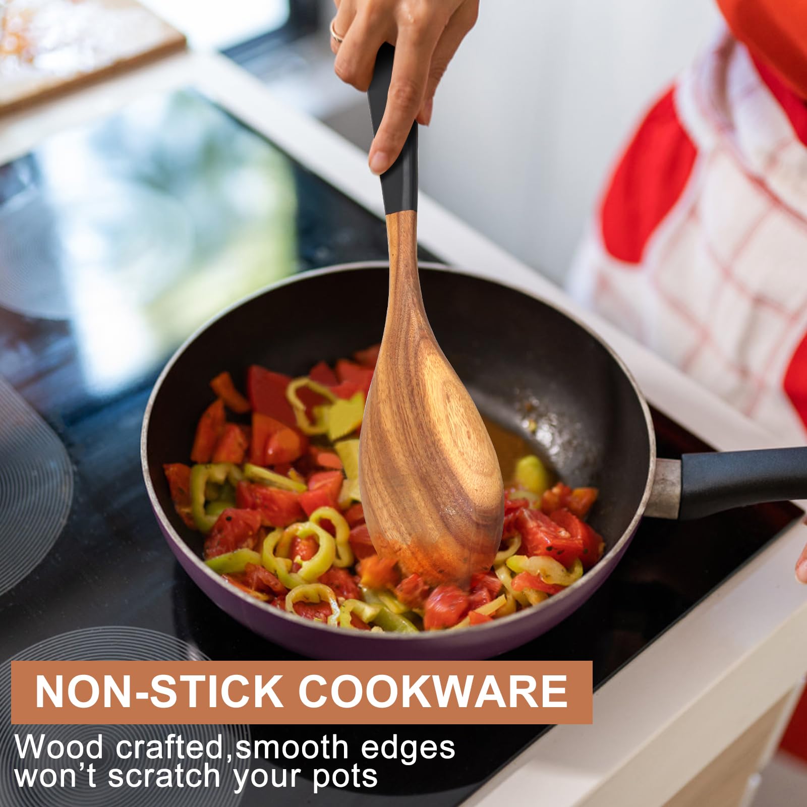 Renawe wooden spoons easy cleaning after use and maintenance friendly.