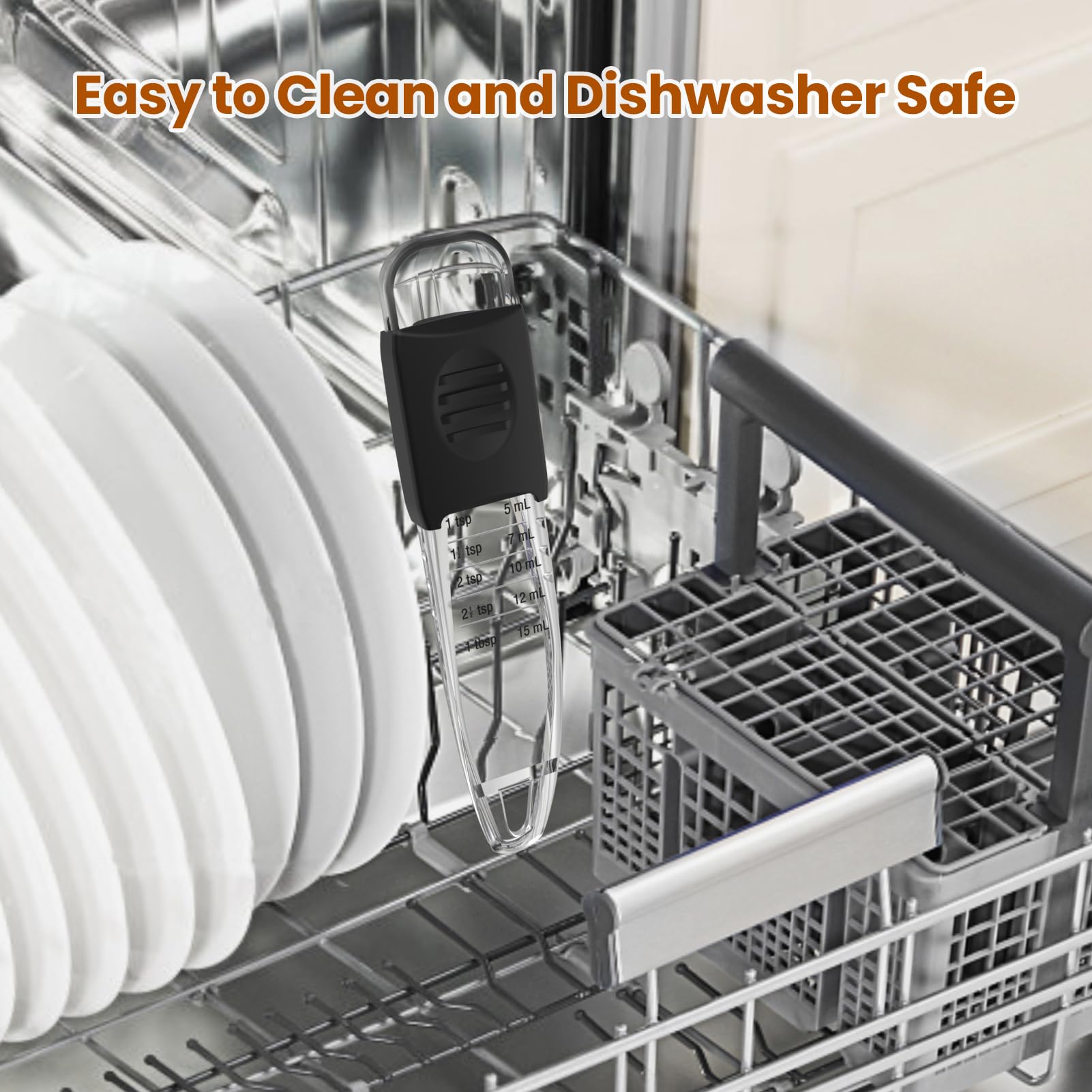 ReneeChef dishwasher-safe spoons simplify cleanup after cooking.