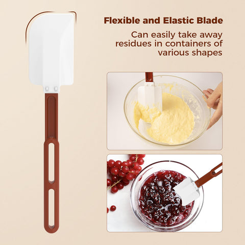 ReneeChef flexible blade adapts to oddly shaped bowls for thorough mixing
