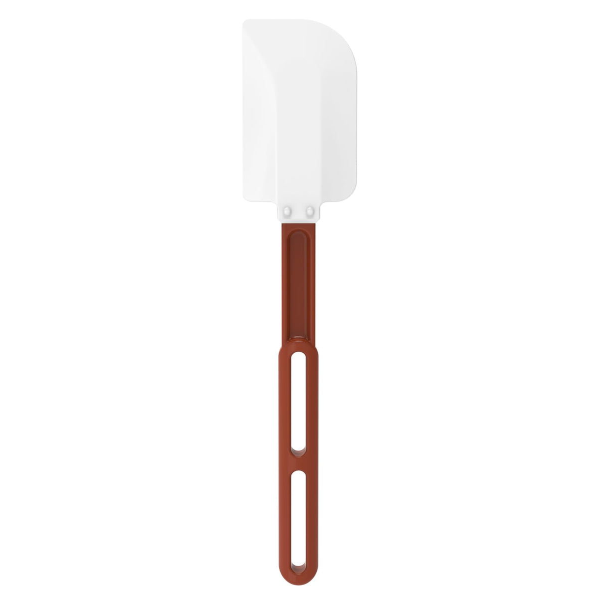 ReneeChef high-heat silicone spatula blade close-up shows heat resistance up to 500 F