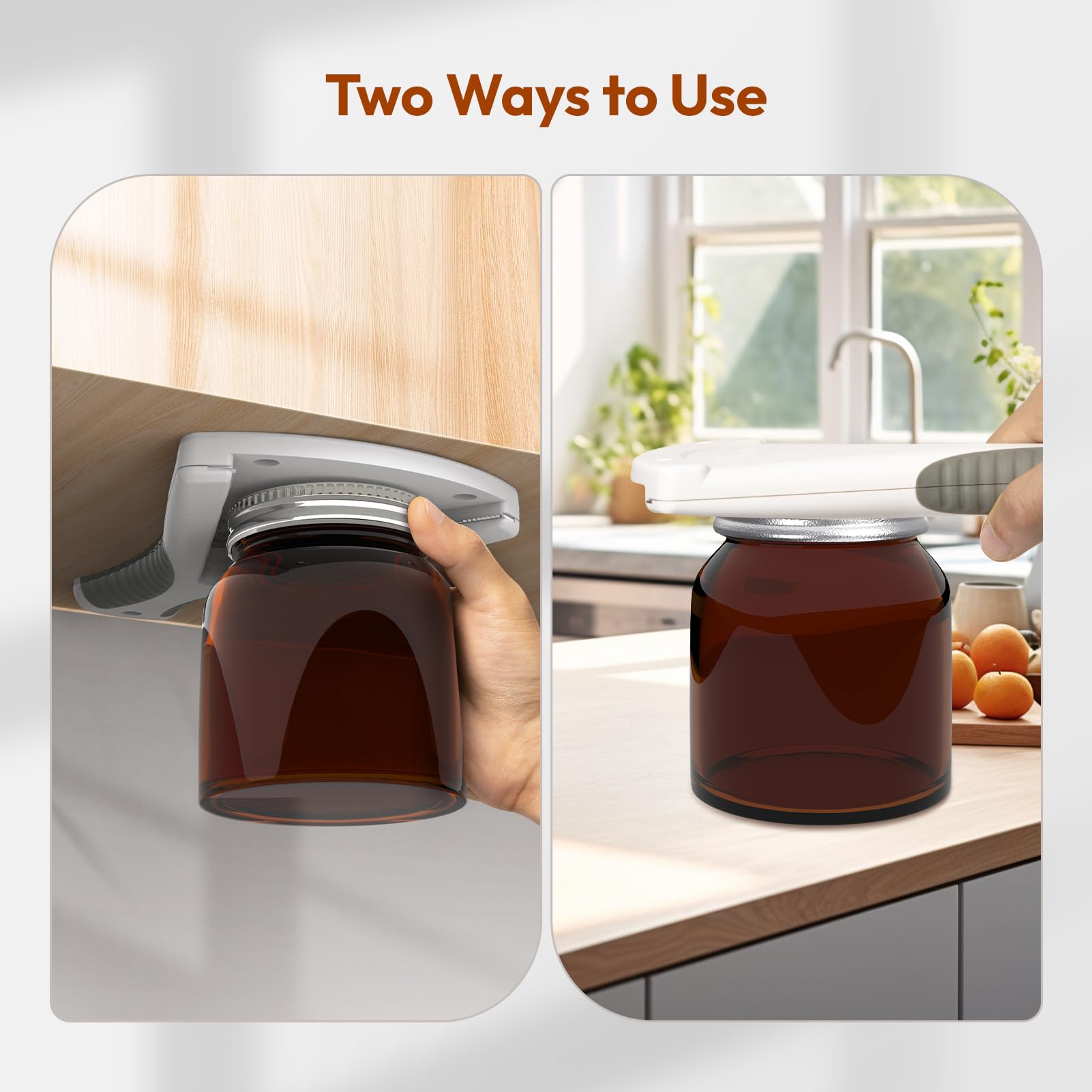 ReneeChef jar-opener-v-shaped-design provides effortless leverage on lids.
