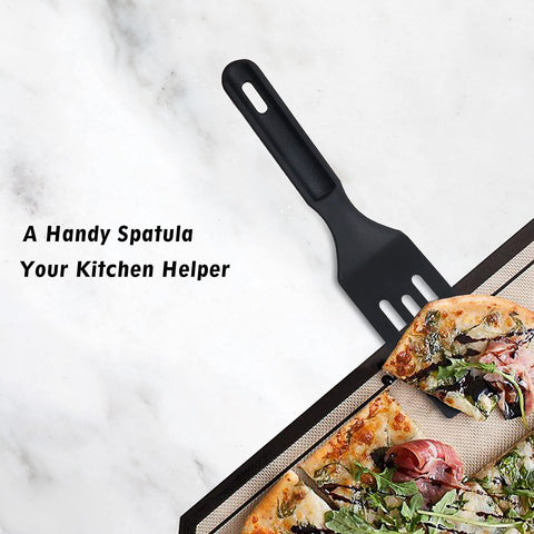 ReneeChef nylon spatula protects cookware while lifting delicate foods