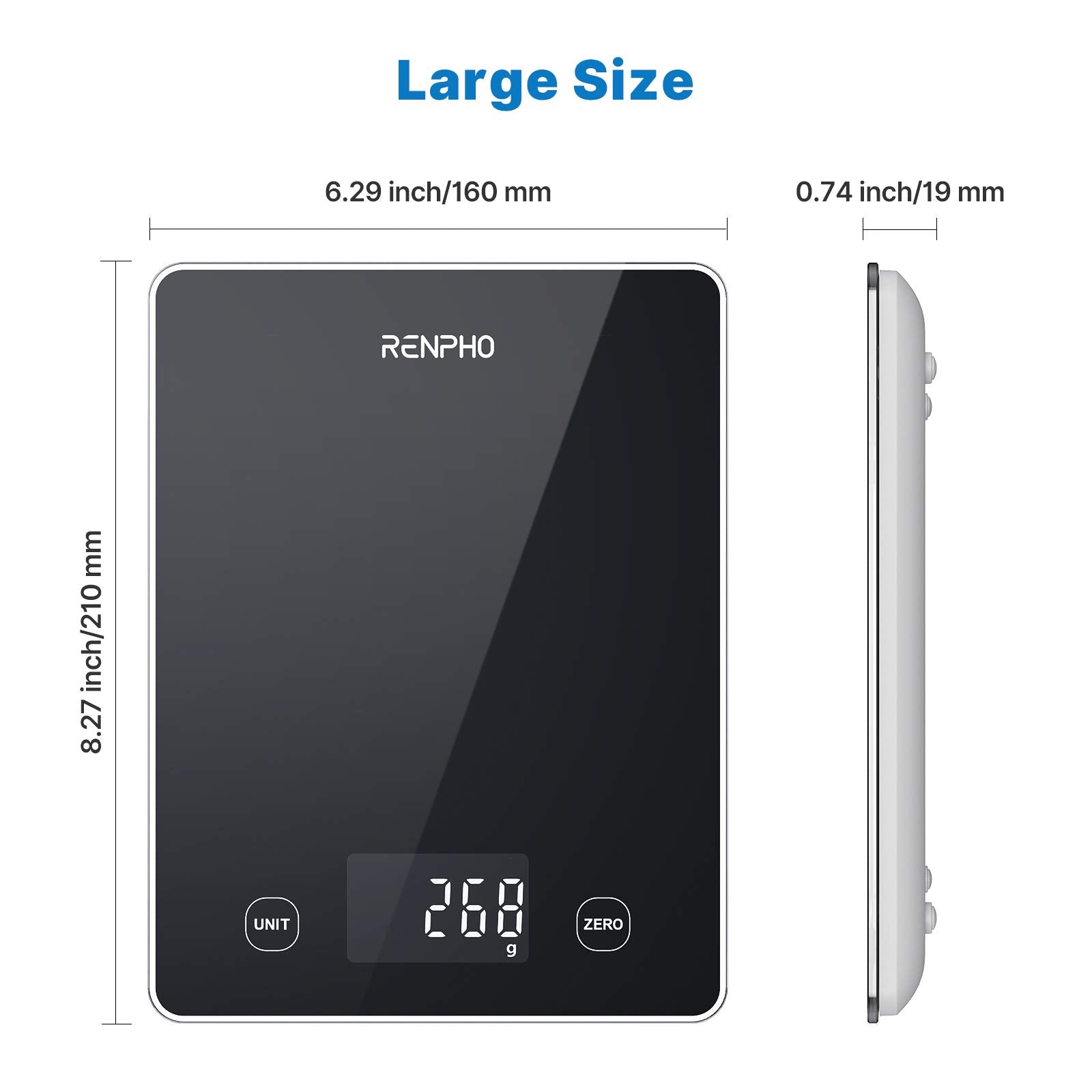 RENPHO auto-off feature saves energy between uses in busy kitchens.