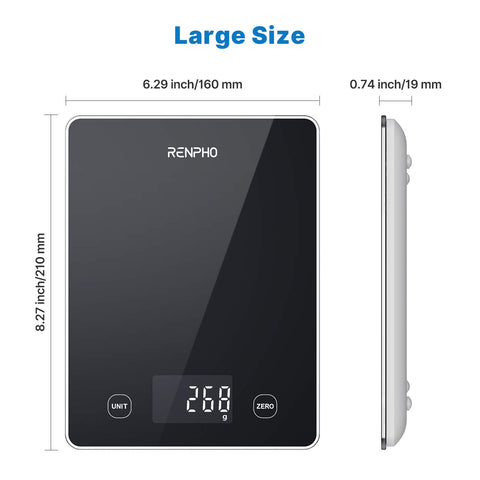 RENPHO auto-off feature saves energy between uses in busy kitchens.