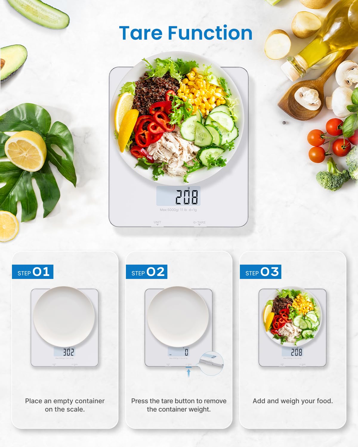 RENPHO compact design stores easily for travel and small kitchens.