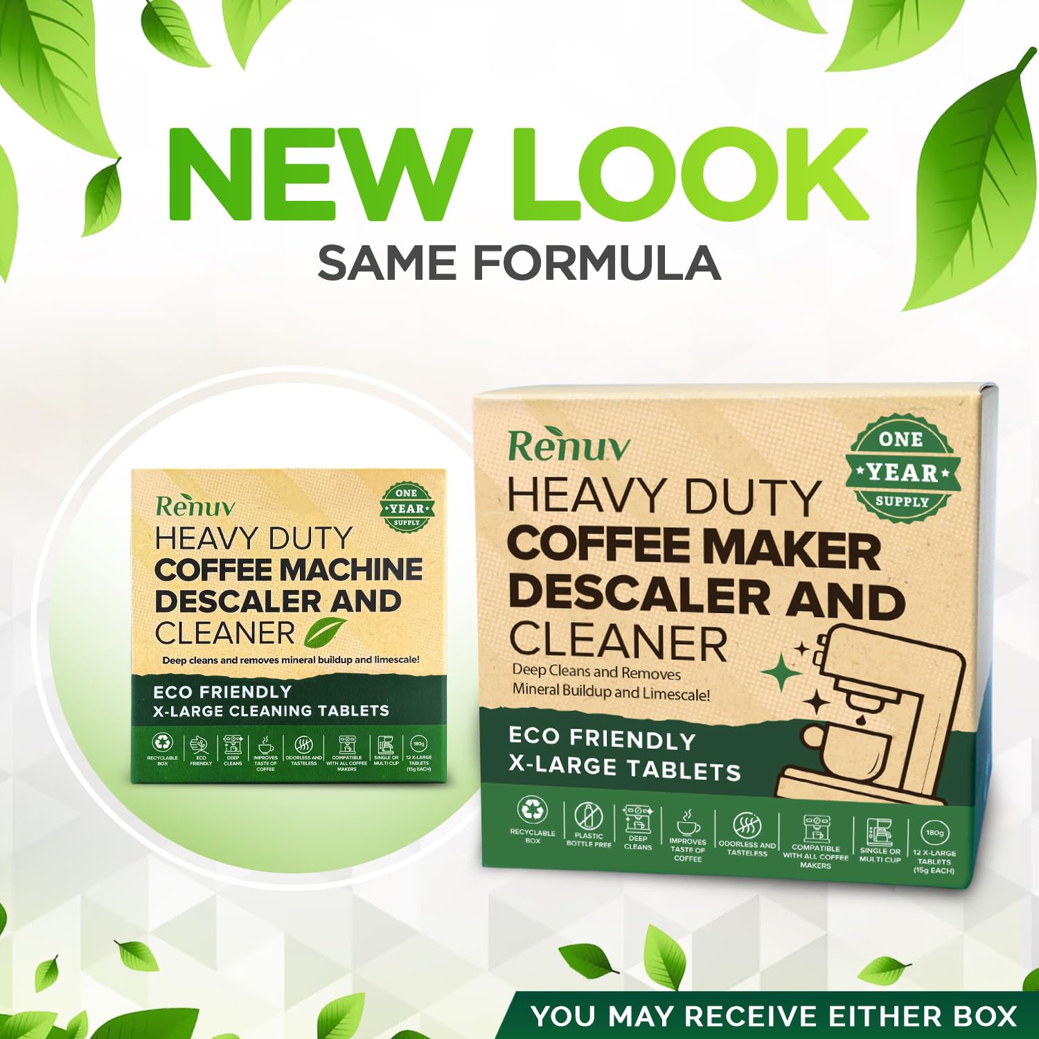 Renuv monthly cleaning helps maintain temperature stability and aroma.