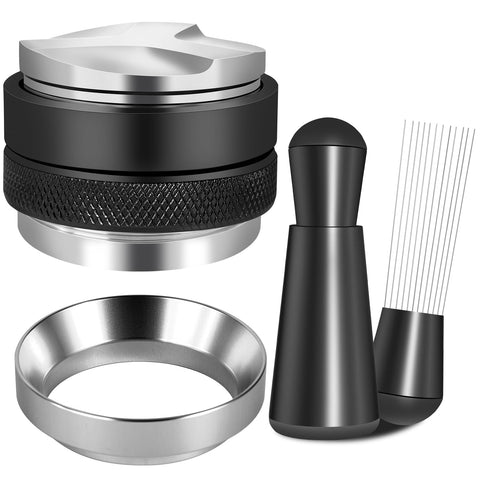 Reoszeank 51mm tools kit distributor and tamper for even extraction