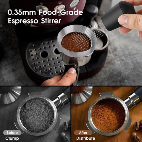 Reoszeank magnetic dosing funnel keeps grounds tidy during dosing