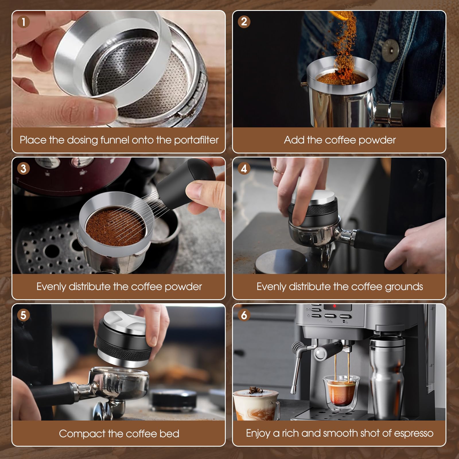 Reoszeank stainless steel dual-head leveler for quick prep