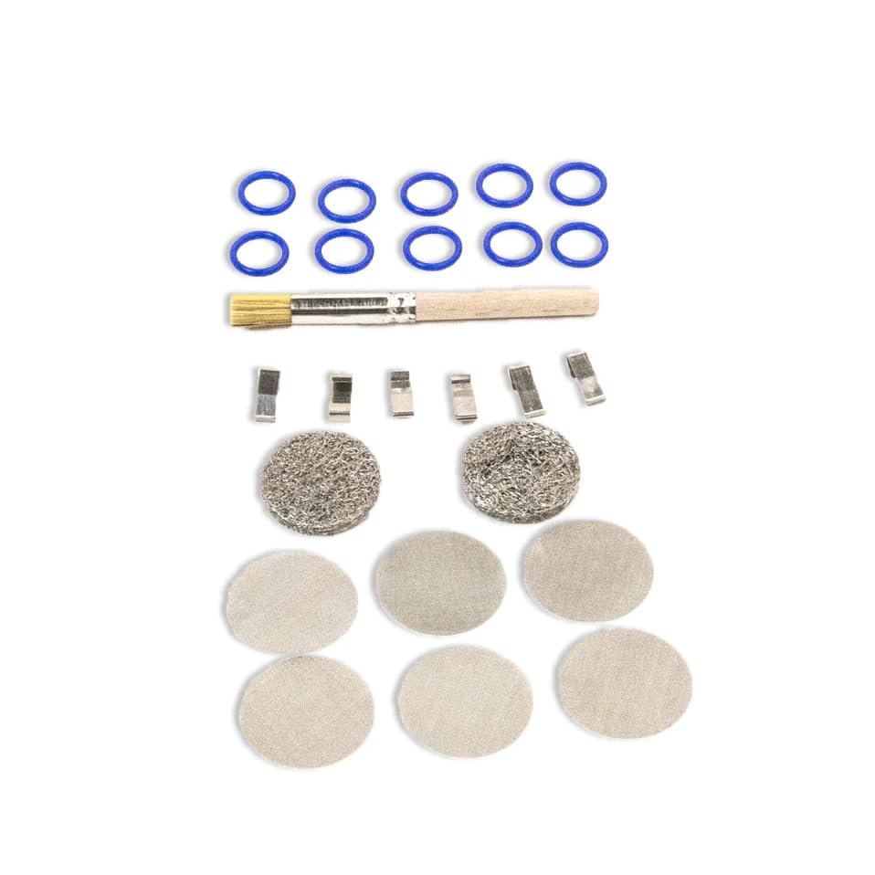 Replacement Wear and Tear O-Ring Accessories Kit front view showing all parts for easy maintenance