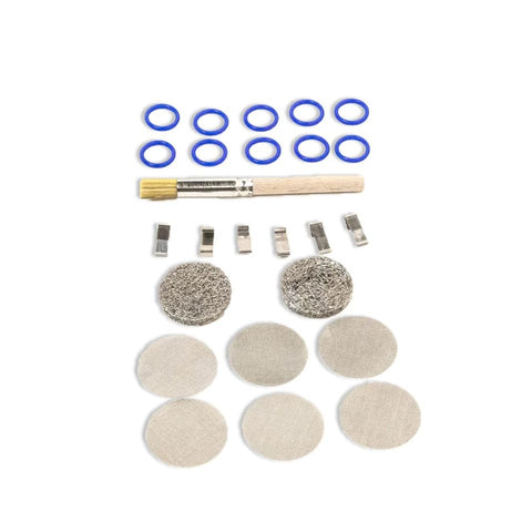 Replacement Wear and Tear O-Ring Accessories Kit front view showing all parts for easy maintenance