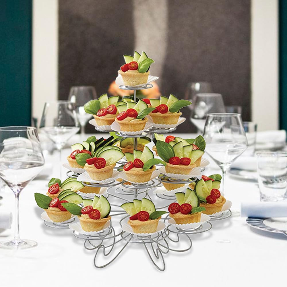 Resulzon dessert display for a birthday party enhances catering setup.