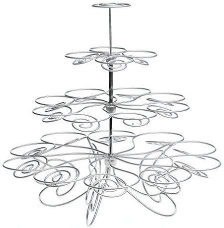 Resulzon wedding candy stand on a table adds elegant charm.