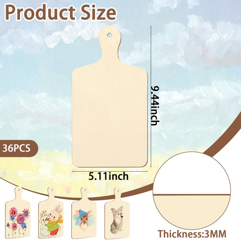 Retainbre mini charcuterie board blank for snack platters and seasonal displays.