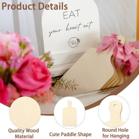 Retainbre wood paddle board for DIY projects and stylish kitchen decor.