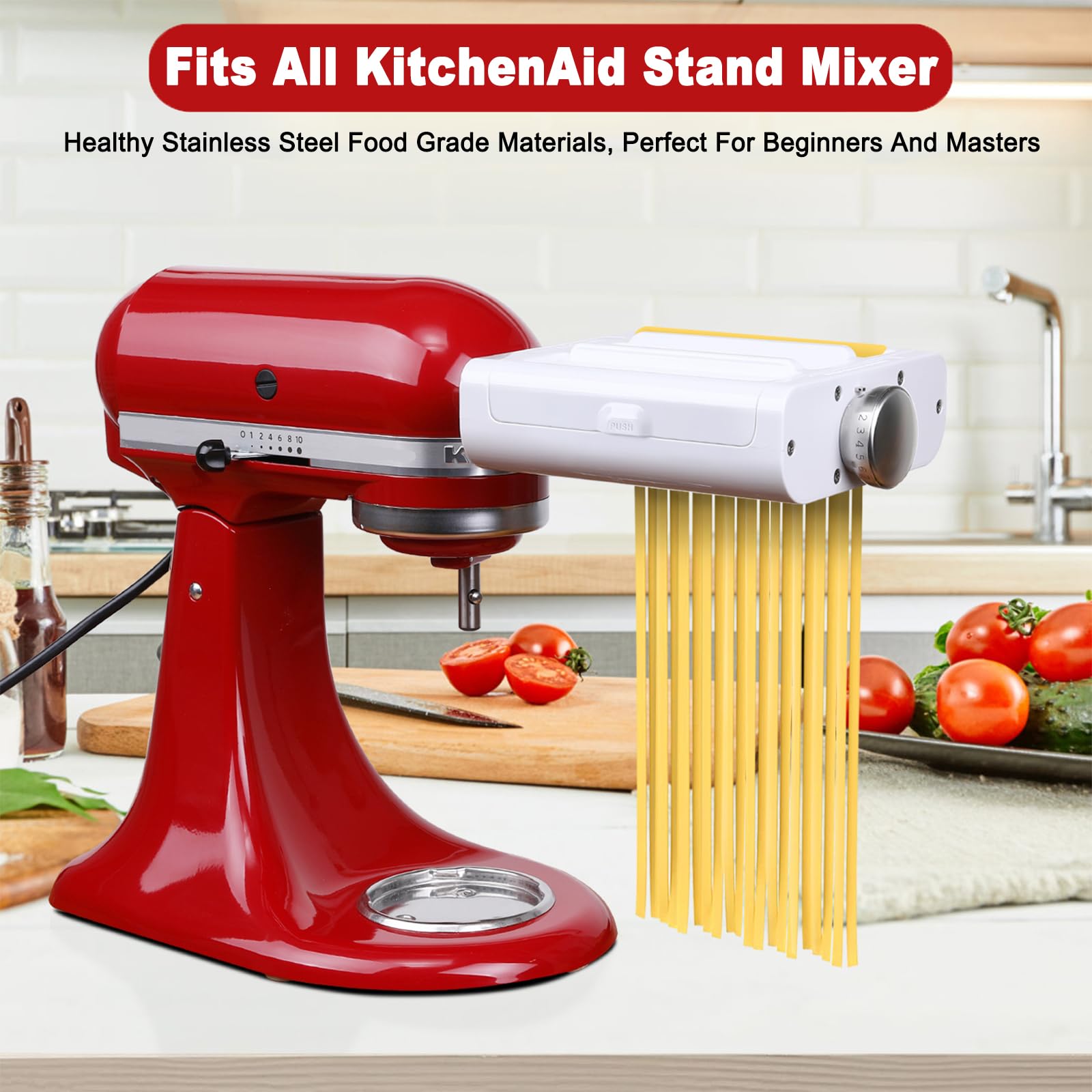 RETHONE fettuccine cutter shapes classic ribbons