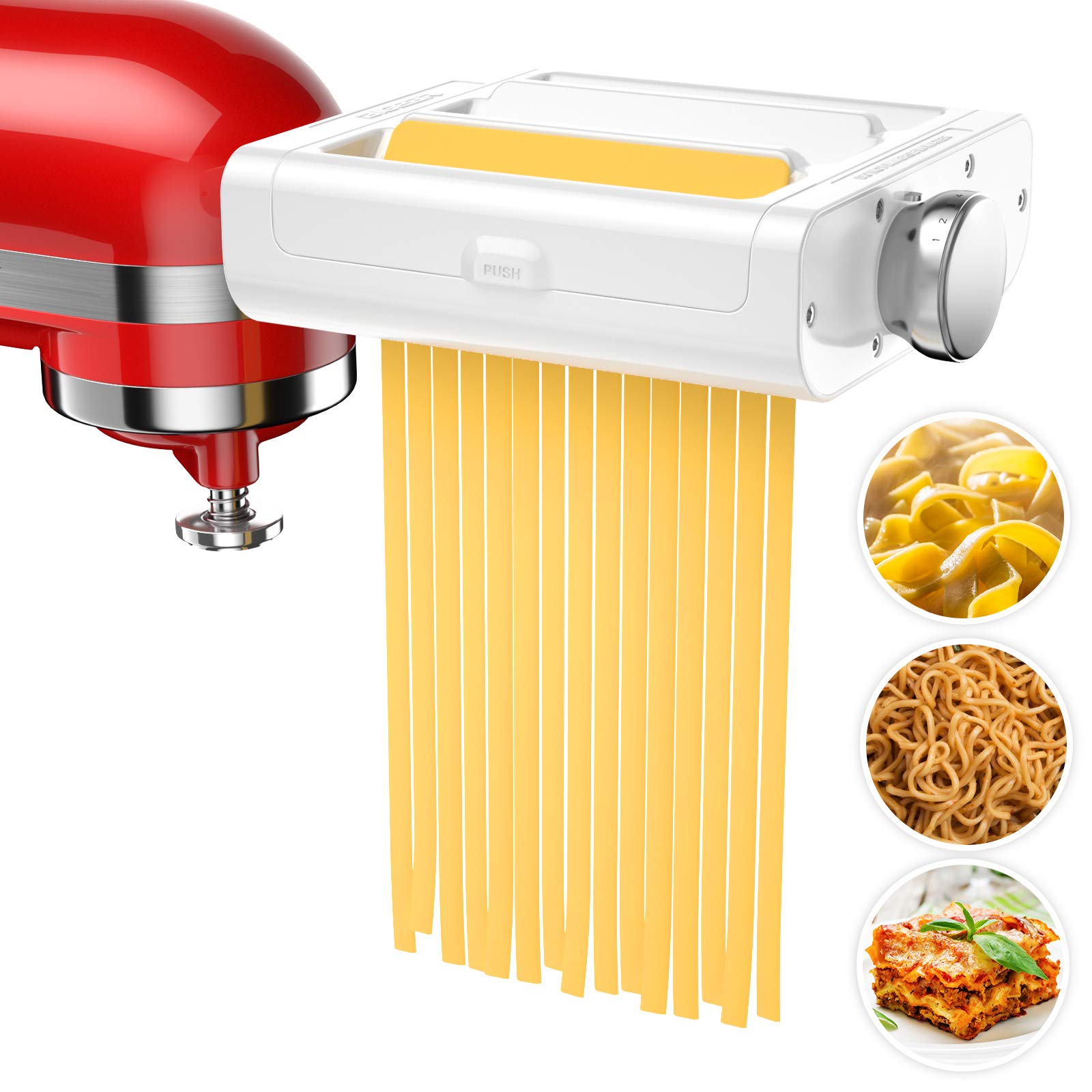 RETHONE pasta roller highlights smooth sheets for homemade pasta