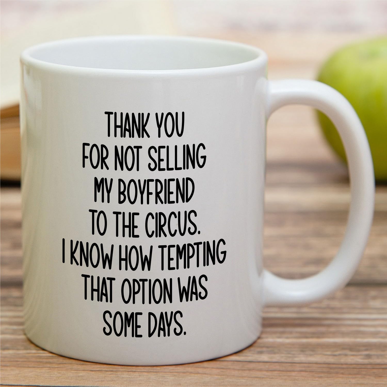 Retreez ceramic mug for boyfriend's mom, playful gift idea.