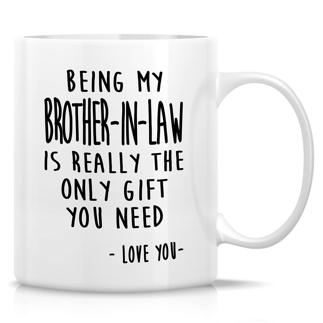Retreez funny mug with brother-in-law humor, ideal gift for celebrations