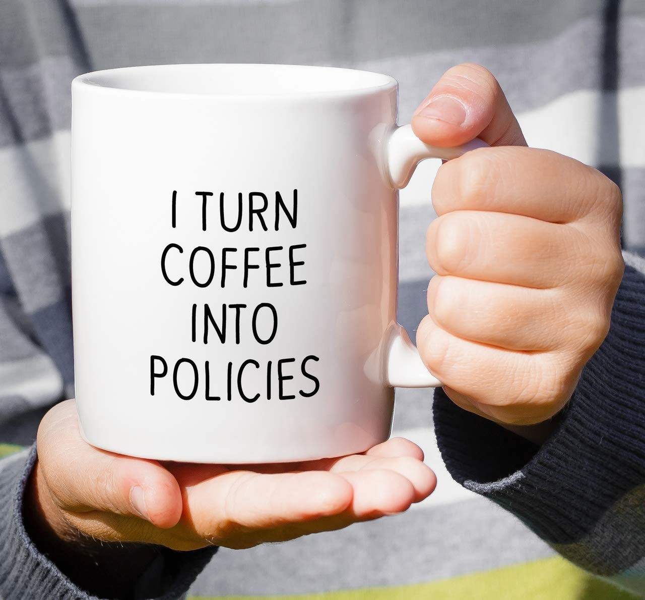 Retreez mug on a desk with a notebook; ideal coffee break companion.