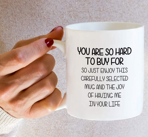 Retreez 11 oz mug with a comfortable handle for mornings.