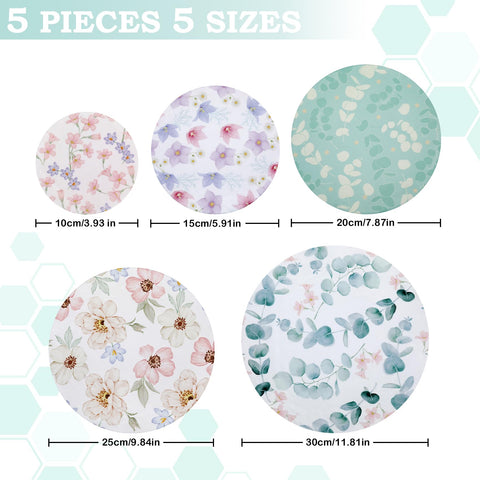 Revahope beeswax cotton wraps protect leftovers in fridge with reusable design