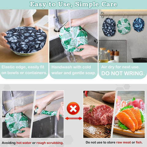 Revahope beeswax bowl cover aids bread proofing by maintaining moisture.