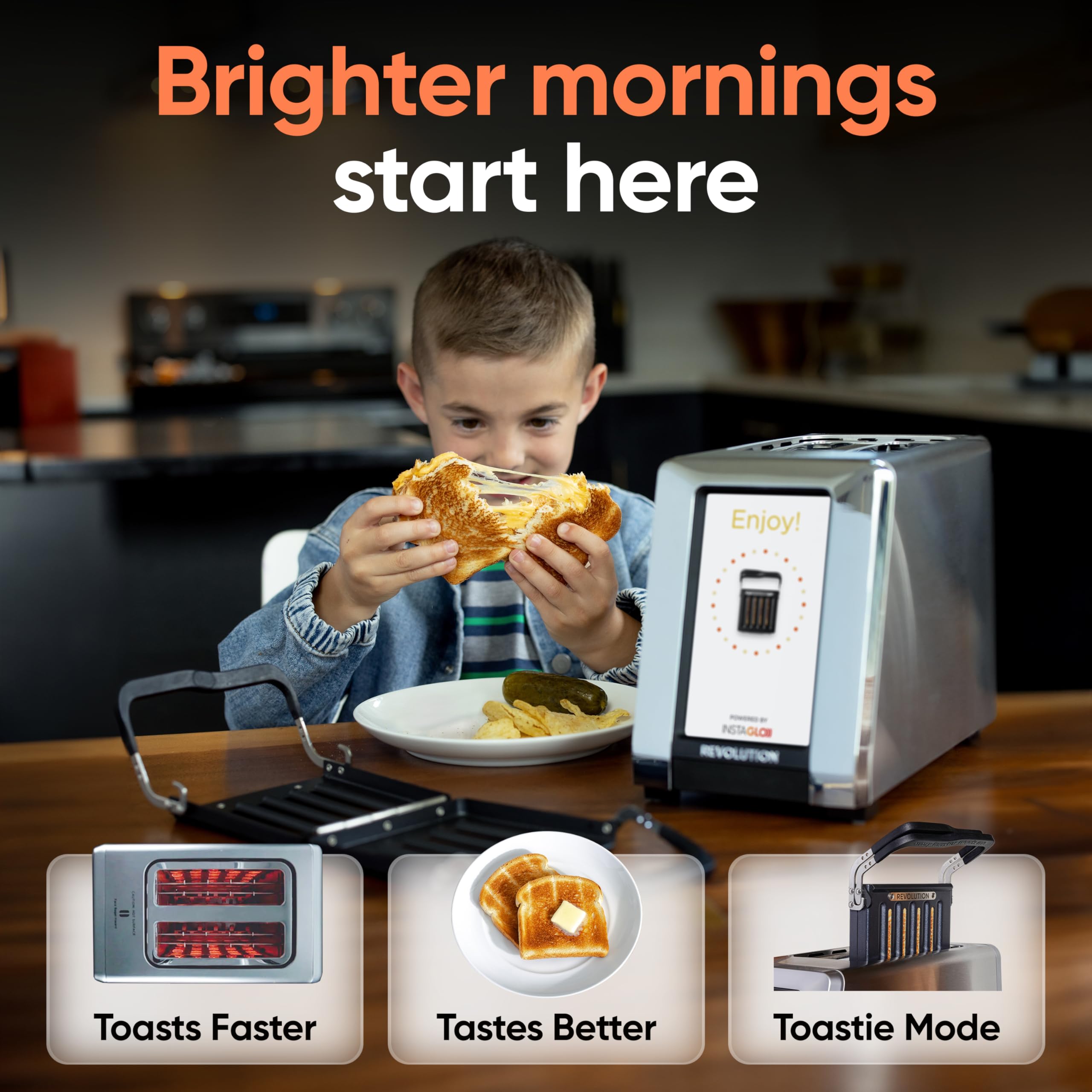 R180 Connect Plus wide slots toast thick slices evenly