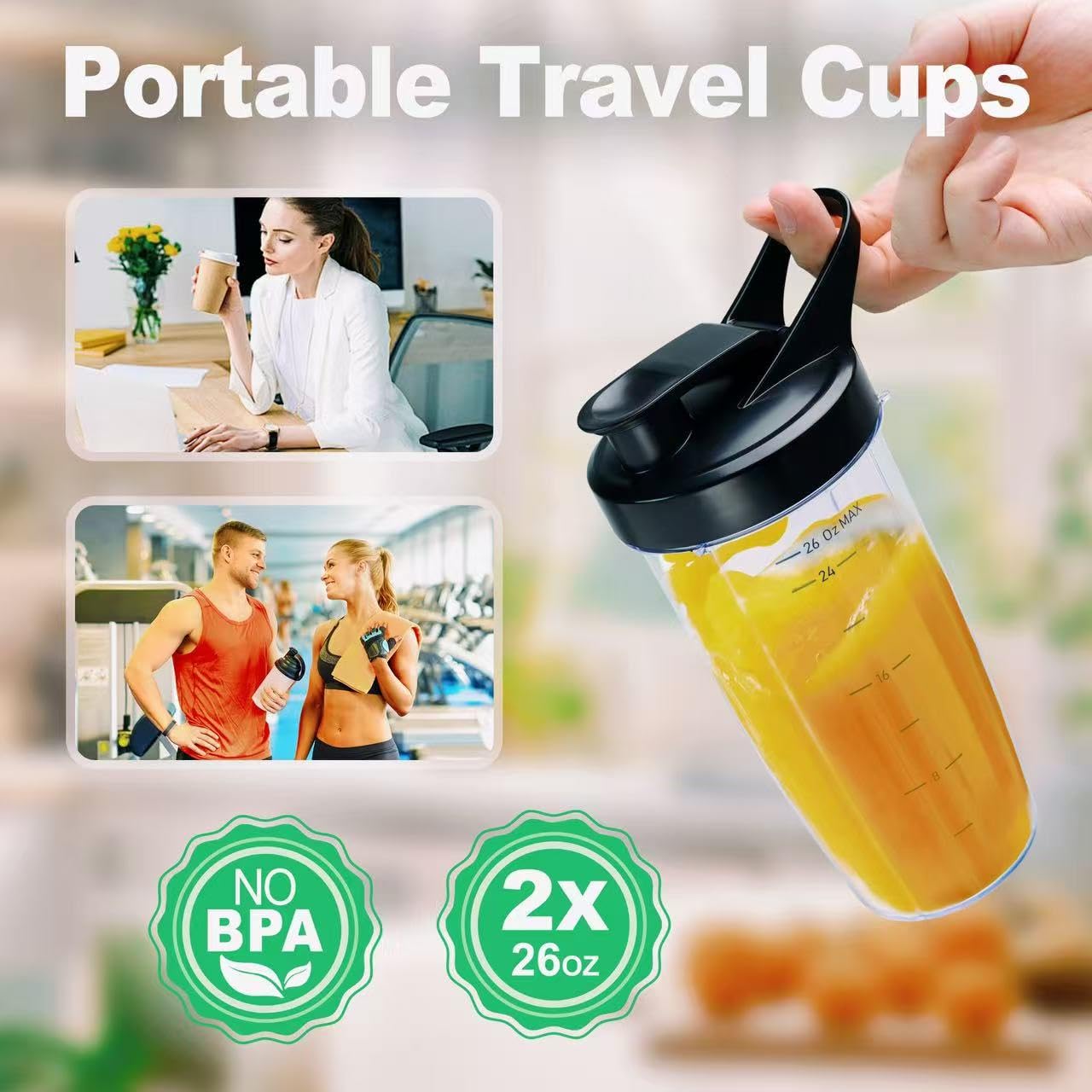 REVOTRA removable blade assembly for easy cleaning and thorough blending