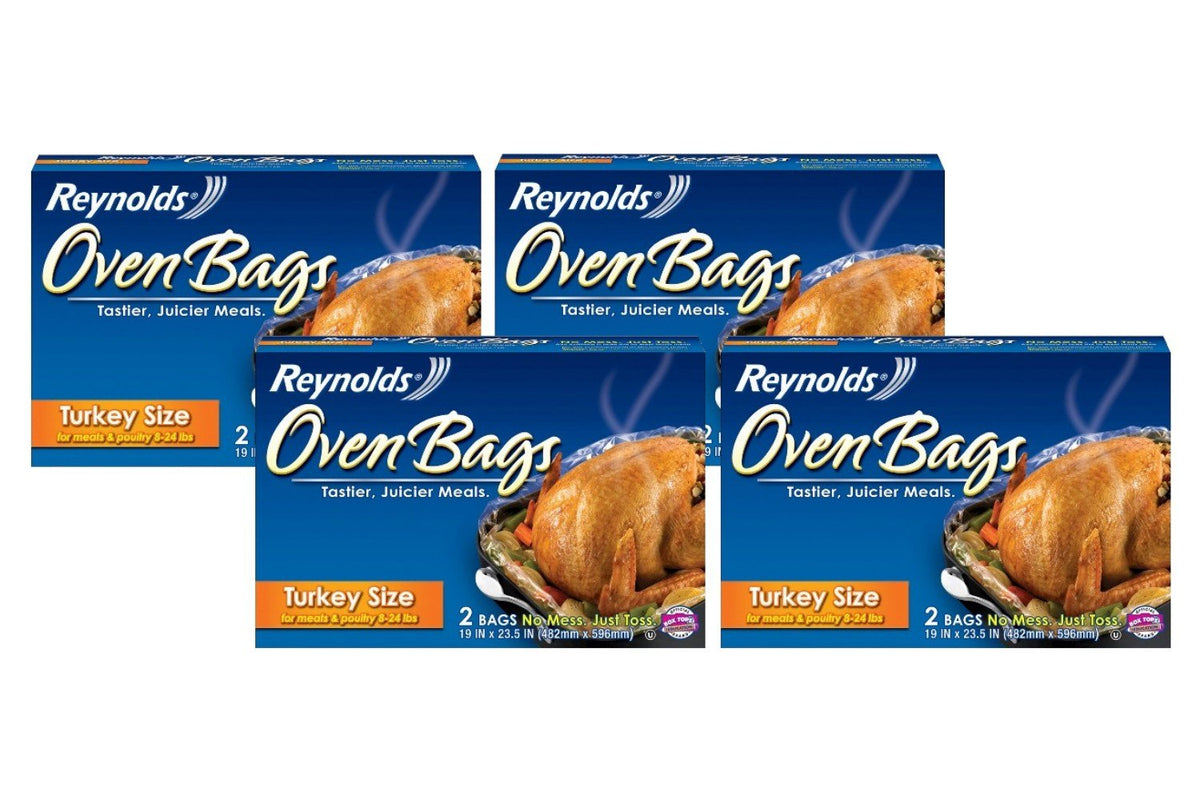 Reynolds 510 oven bag assembly for easy, even cooking and minimal cleanup.