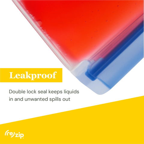 rezip eco-friendly BPA-free bags help reduce waste and preserve freshness.
