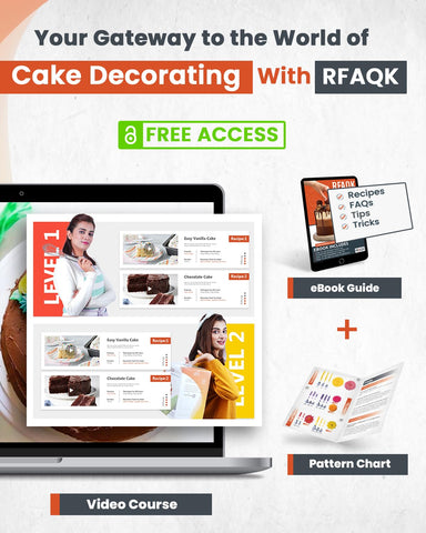 RFAQK flower nail and lifter for transferring delicate decorations
