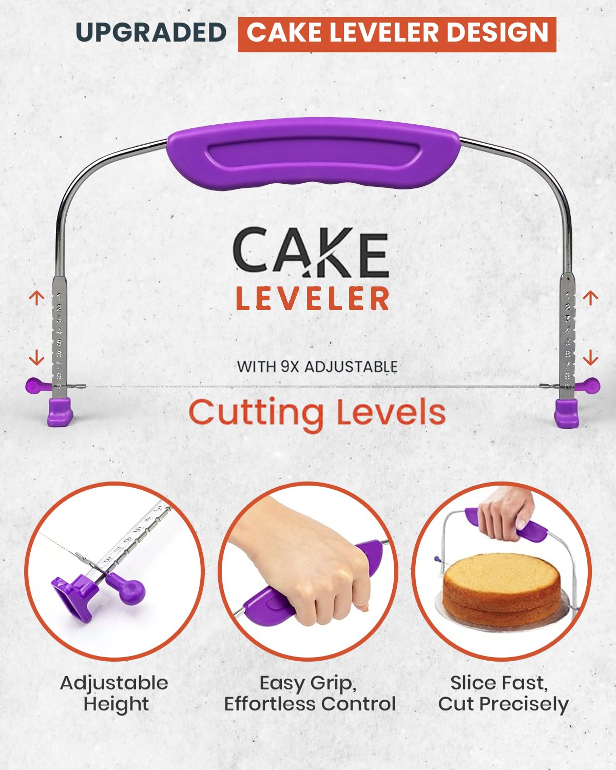RFAQK straight and angled spatulas for clean icing from sides and top