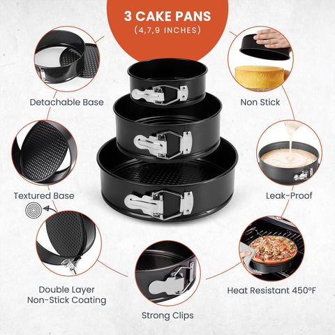RFAQK cake leveler for even, professional-looking layer heights.
