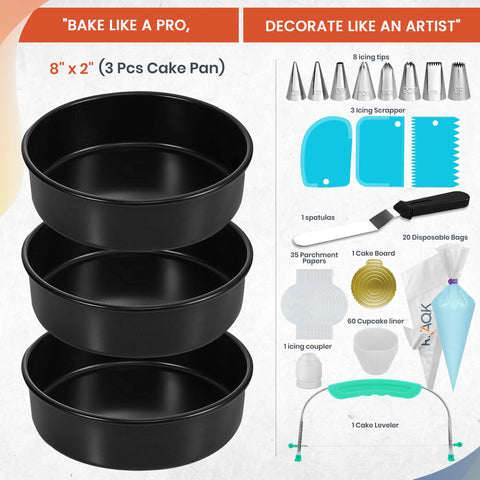 RFAQK cake leveler for even layers and professional frosting results