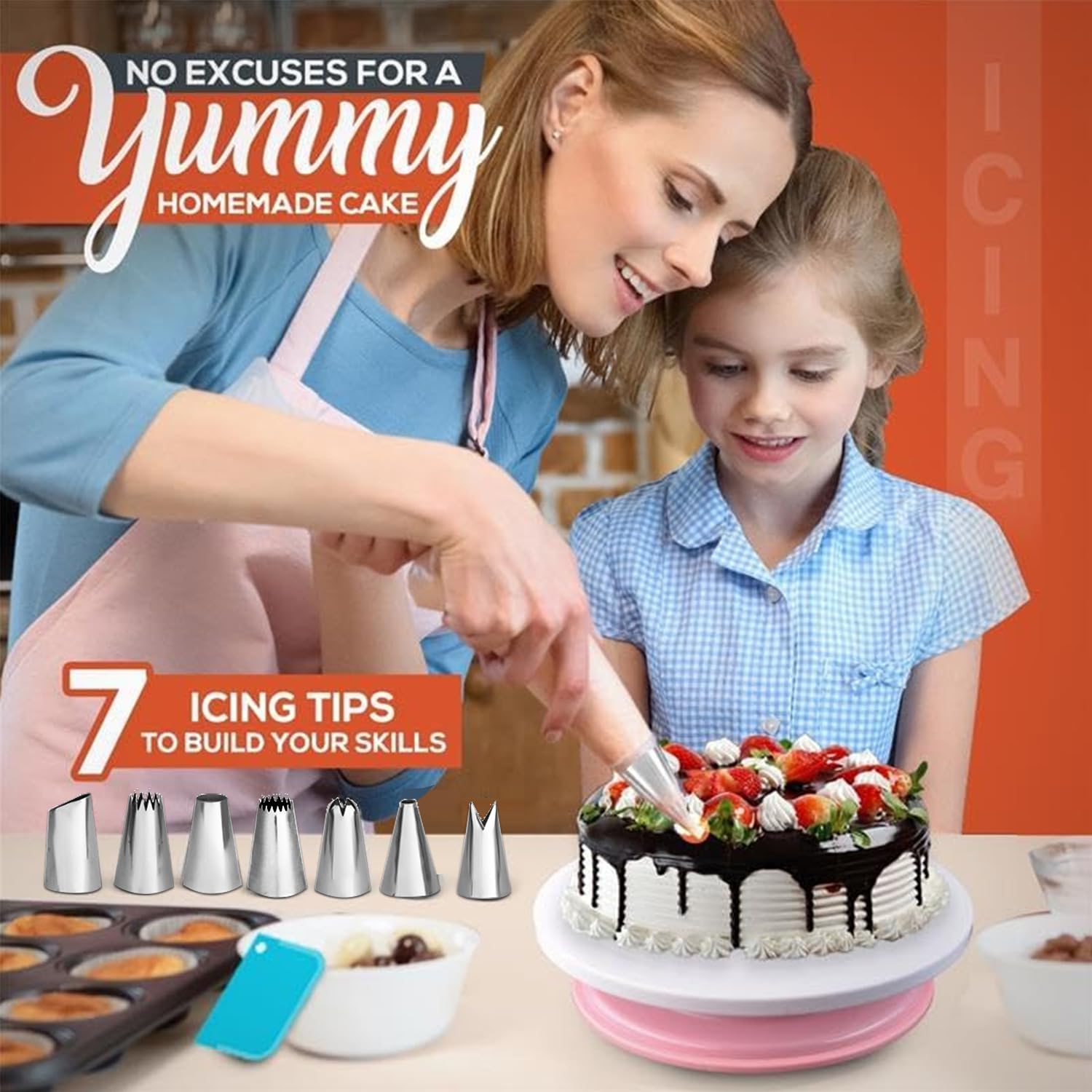 RFAQK eBook included with tips to enhance baking creativity.